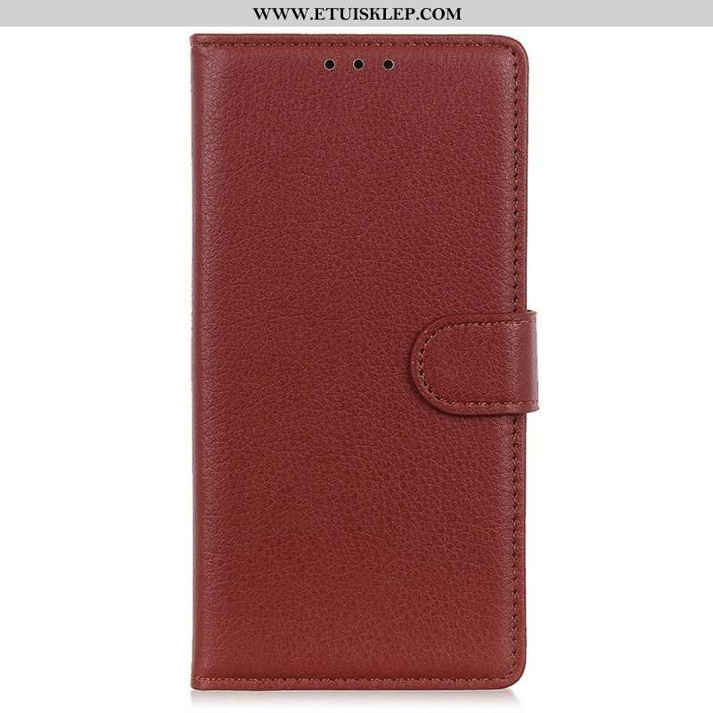 Etui Folio do Xiaomi Redmi Note 12 4G Tradycyjna Sztuczna Skóra